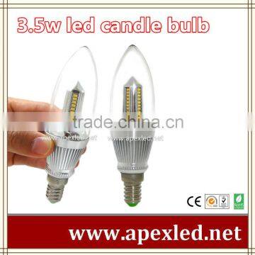 3.5W Chandelier Candle LED Light Bulb E14 Base warm white cold white