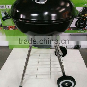 Charcoal Kettle BBQ grill with stainless steel legs