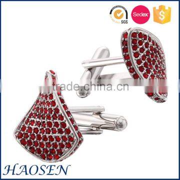 2015 New Arrival Rose Gold Plated Jewelry Crystal Cufflinks photo-2