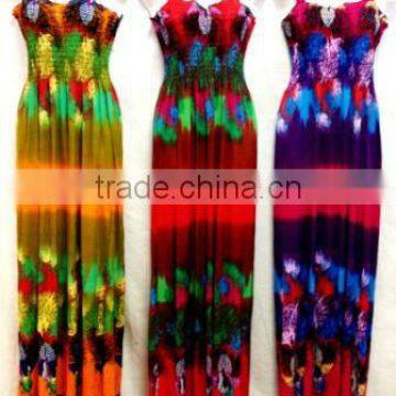 Wholesale Long Simple Shoulder Strape Summer Sun Dresses Cheap