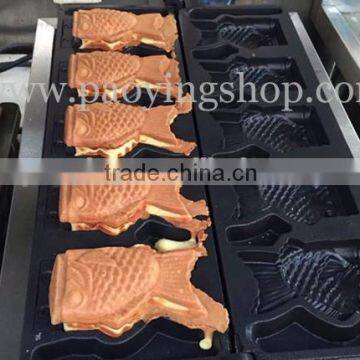 (2 in 1) 5pcs Fish Waffle Commercial Use Non-stick LPG Gas Icecream Taiyaki Machine + Batter Dispenser photo-3