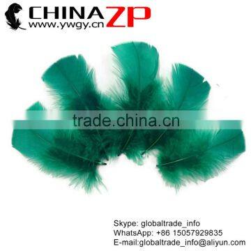 CHINAZP Good Looking Plumage Wholesale Dyed Kelly Green Turkey T-Base Body Feathers for Sale