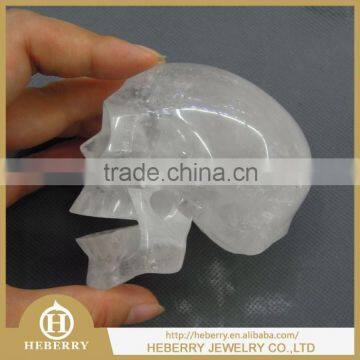 quartz crystal Super Relistic Rock Crystal Singing Skull