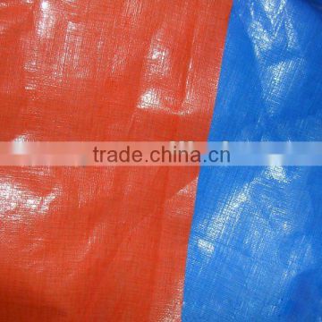 pure virgin tarpaulin with color strip