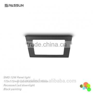 super slim 12w led panel light & recessed led downlight