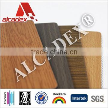 aluminum plastic composite panel, fake wood building materials