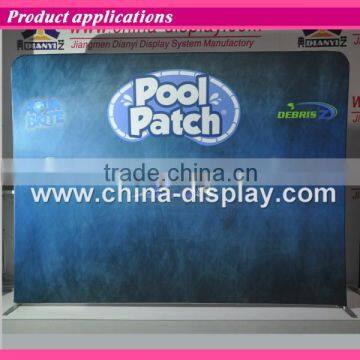 Super Thin Curve or Straight Movable Trade Show Folding Backdrop Display