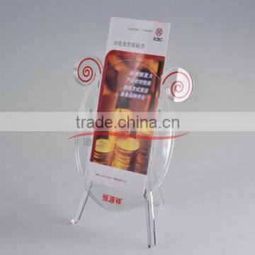 Acrylic Countertop Sign Holder/Acrylic Leaflet Holder/Acrylic Display Holder