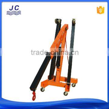 3ton foldable air/hydraulic engine hoist shop crane