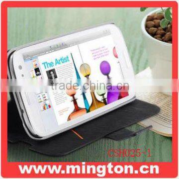 Leather wallet case pouch galaxy s4 fit i9500