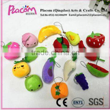 2016 Best selling Cute Customize Cheap Fashion Hihg quality plush Fruit pet toys