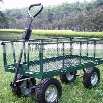 steel mesh garden cart used garden wagon cart