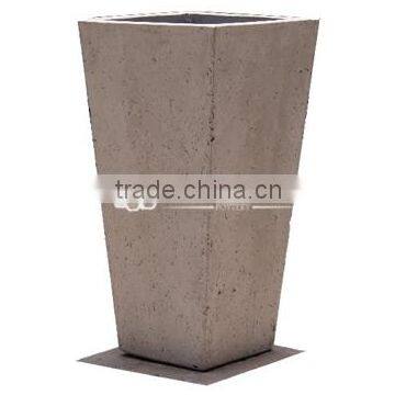 Tall Outdoor Light Cement Planter