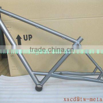 new design titanium MTB bike frame customize mountain bike frame with sand blast finished custom bicycle frame