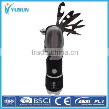Multifunctional Tool Flashlight With Safety Hammer photo-4