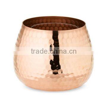 Hammered Copper Polish Copper votive T-light Holder