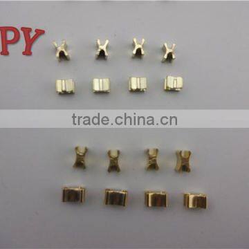 Wholesale High Quality Plated Top and Bottom Stops for Zipper