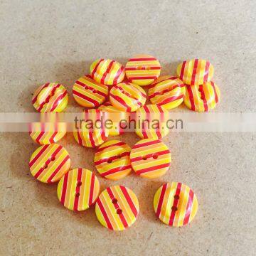Candy color resin buttons for garments