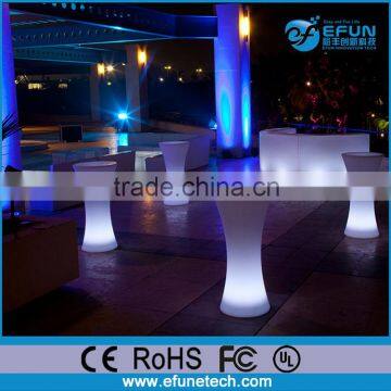 led light up bar furniture table,Illuminated flashing color changing cocktail tables