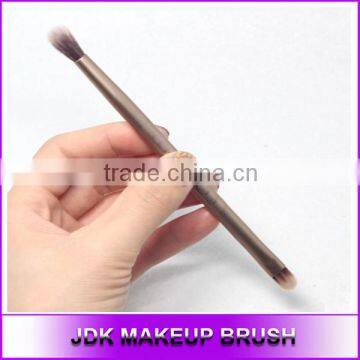 Duo Applicator Eye shadow Smoking makeup brush, Aluminum metal handle double sided eye used makeup cosmetic brush