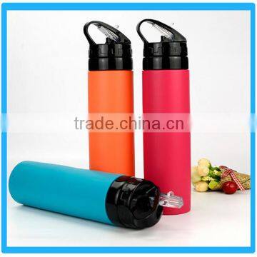 Silicone Outdoor Sports Bottle Silicone Foldable Water Bottle