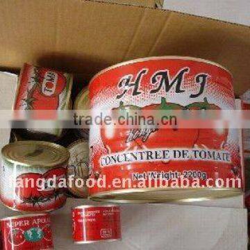 Tinned Tomato Paste 28-30% 36-38%