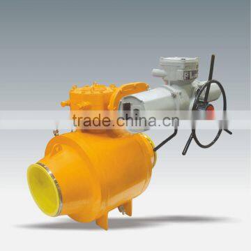 Hot sale electric forged steel full bore fully welded ball valve