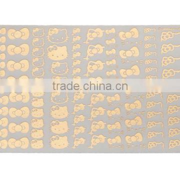 Hello Kitty Body Jewelry Extra large Gold Body Paint Sheet made in Japan