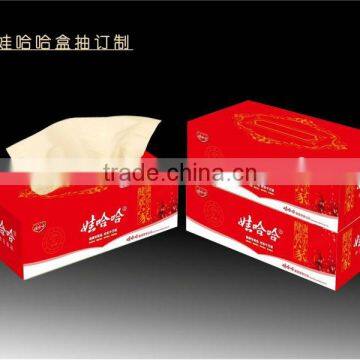 100%non-wood fiber unbleached food grade facial paper/OEM manufacture