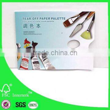 tear-off paper palette Art easy to clear used palette