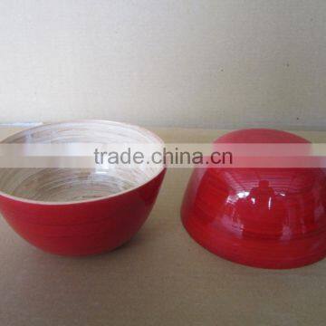 Eco-friendly material bamboo bowl made in Vietnam