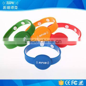 125kh,13.56MHz, one time use waterproof nfc wristband