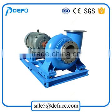 Horizontal high flow rate axial flow pump with high performance