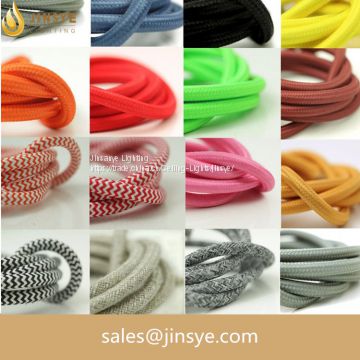 CE/UL/SAA electrical power cable braided wire cotton cord