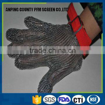 2017 hot sale metal mesh safety chain mail gloves