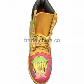 Suede Leather Work Boots for Women photo-2