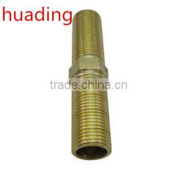 brass connector for rubber hose , direct coupler with 1/2" size , both male thread ,brass fitting with 100mm longth