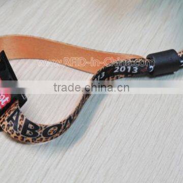 RFID Cheap Event Wristbands for Festival Event Fabric With Slide Lock photo-2