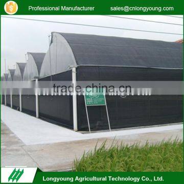 Hot selling shading system 200 micron plastic film high quality greenhouse