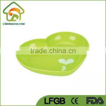 OEM Printing Cartoon Frog Animal Shaped Plastic Dish