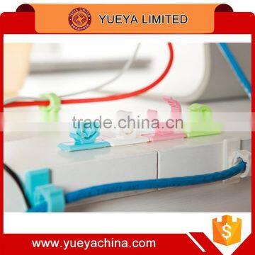 4 Pcs Pcs Self Adhesive Rectangle Wire Tie Cable Mount Clamp Clip photo-2