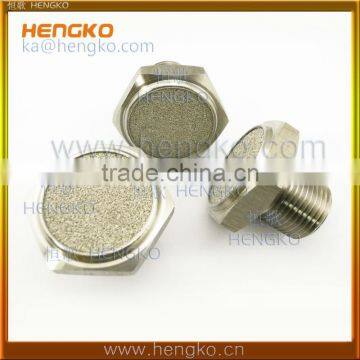 Sintered porous Stainless Steel SS threading Silencer