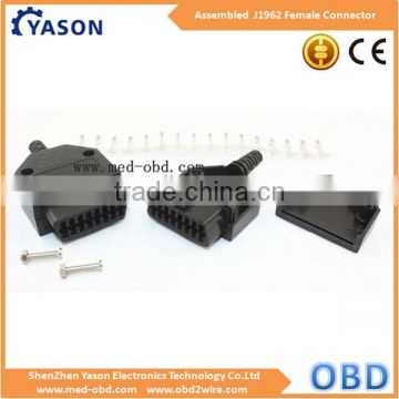 Assembled OBD2 Female Connector Plug with Enclosure