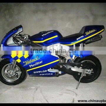 pocket bike with 49cc pull start engine