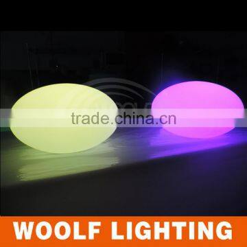 Fantastic Plastic Case RGB 16 Colors LED Oval Lamp photo-4