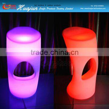 Led Plastic Bar Stool/Huajun Popular Bar Stool Chair /high Stool for Bar photo-5