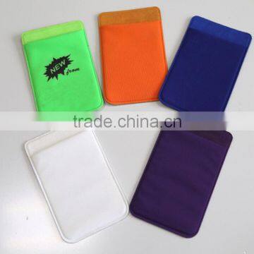 Promotion Washable Cellphone Lycra Wallet With Custom Logo photo-5