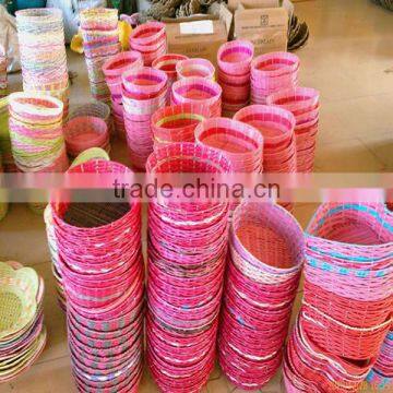 HOT Plastic Colored Storage Baskets Furit Basket photo-3