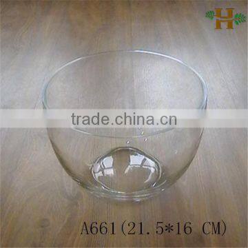 Handmade Clear Glass Bowl/Container