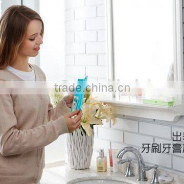 X012 Portable Travel Toothbrush Case Rectangle Toothbrush Box Plastic Toothbrush Storage Box photo-2